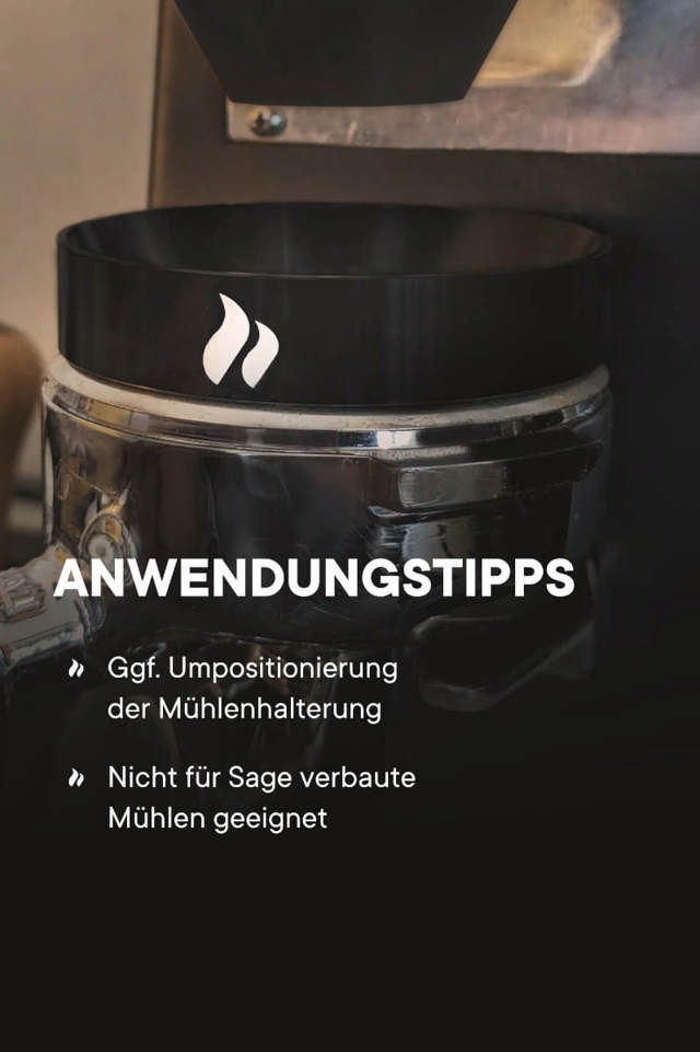 roastmarket Dosierring 58mm Schwarz