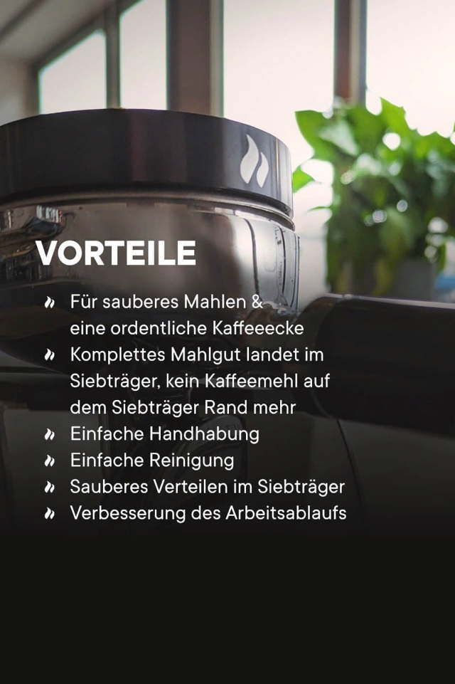 roastmarket Dosierring 58mm Schwarz